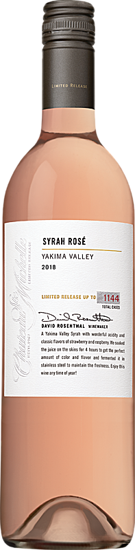 Chateau Ste. Michelle Syrah Rosé Limited Release Bottle