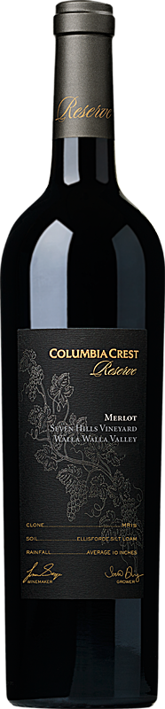 Columbia Crest 2016 Reserve Merlot Seven Hills Vineyard Walla Walla Valley