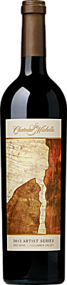 Chateau Ste. Michelle Winery Artist Series Red Wine Bottle