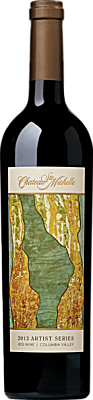Chateau Ste. Michelle Winery Artist Series Red Wine Bottle