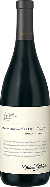 Chateau Ste. Michelle Stone Tree Vineyard Syrah Limited Release Bottle