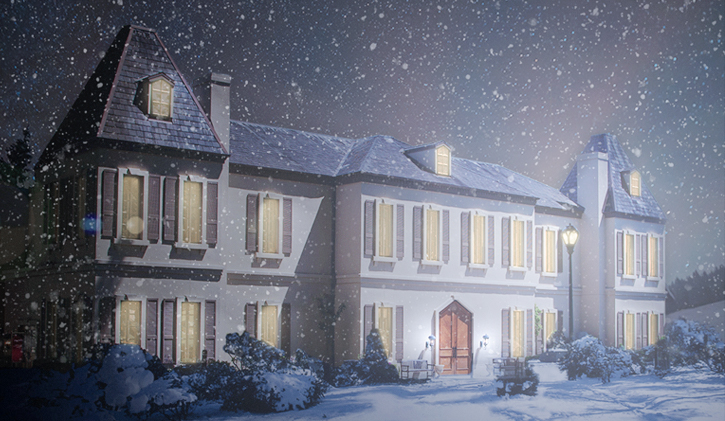Snowy Chateau