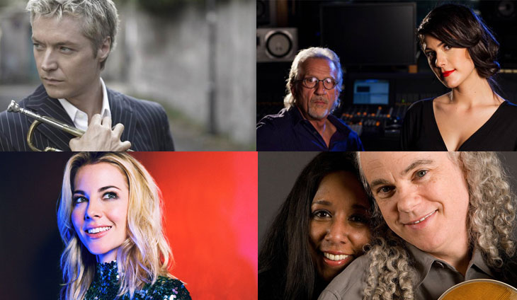 Chris Botti, Morgan James, Sarah Niemietz & Snuffy Walden, Tuck & Patti