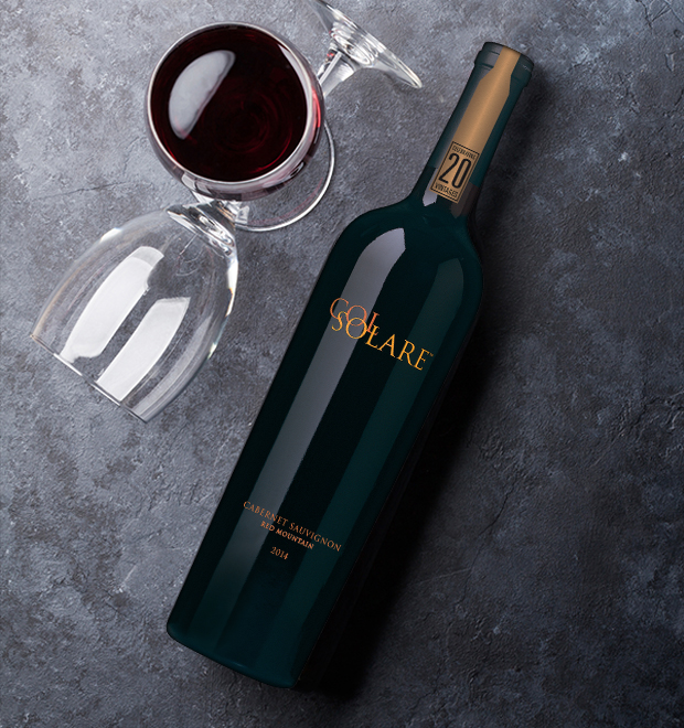 Bottle of 20th vintage Col Solare