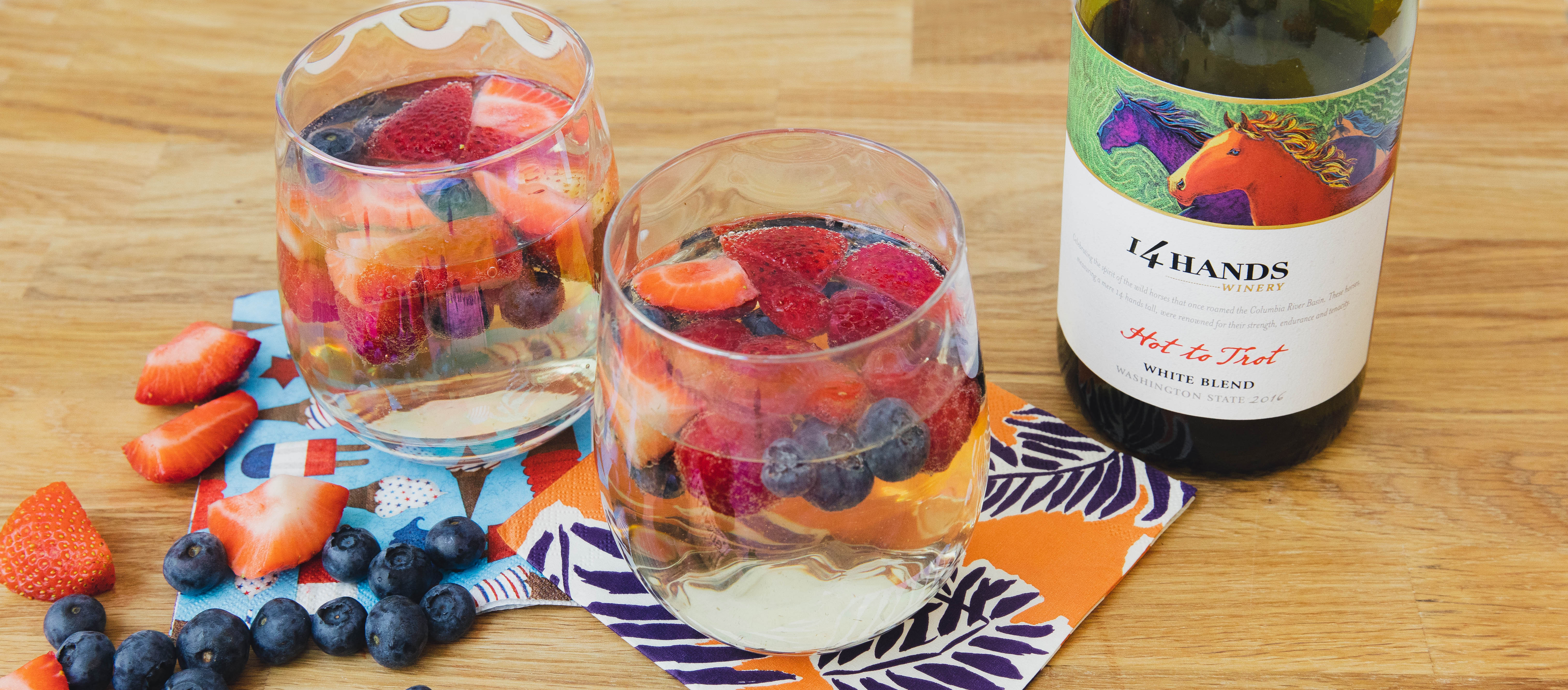 Red, White and Blue Sangria