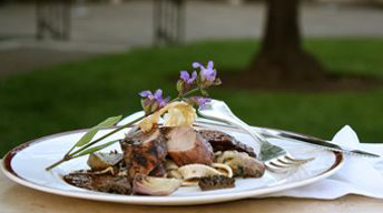 Roasted Pork Loin with Morel Mushroom-Merlot Sauce